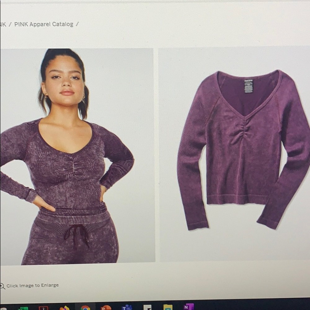 Victoria’s Secret Soft Seamless Long Sleeve Top